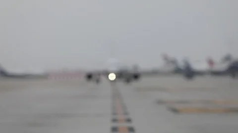 Plane Ready for Takeoff  Stock Footage 100026347