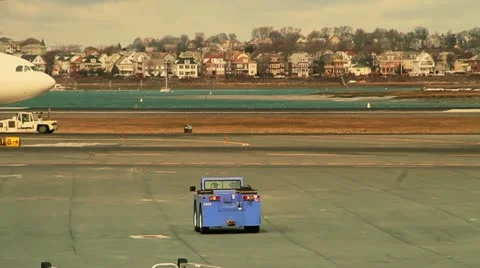 Plane Rolling By Video stock 22322761