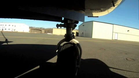 Plane on Runnway pt.1 Stock Footage 1103691