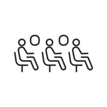 Plane seats icon Stock Illustration