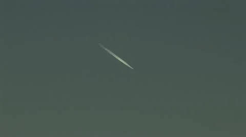 Plane in the sky Stock Footage 10879173