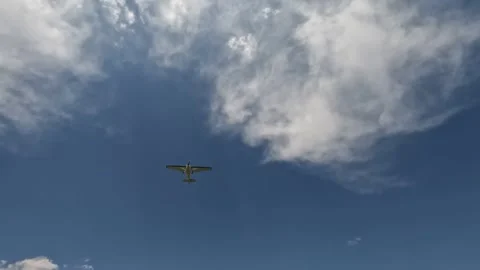 Plane In Sky Stock Footage 250303922