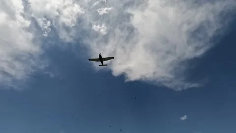 Plane In Sky Stock Footage 250303923