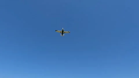 Plane In Sky Stock Footage 250303927