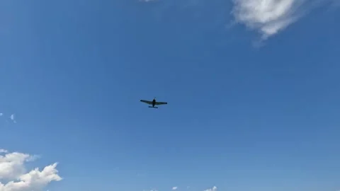 Plane In Sky 스톡 동영상 250303941