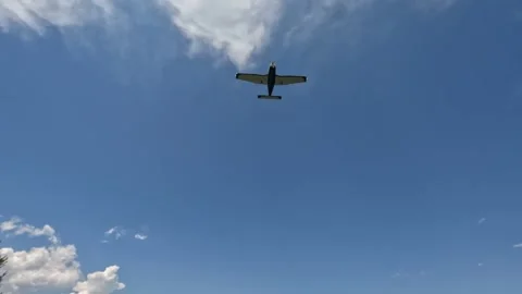 Plane In Sky Stock Footage 250303942