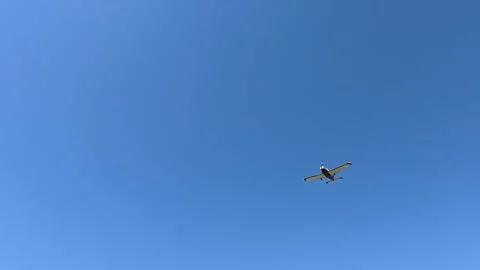 Plane In Sky Stock Footage 250426436