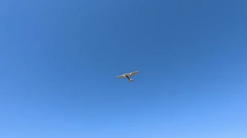 Plane In Sky Stock Footage 250426441