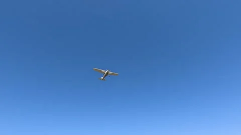 Plane In Sky Stock Footage 250426454