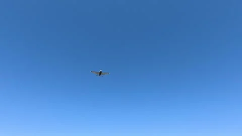 Plane In Sky Stock Footage 250426459