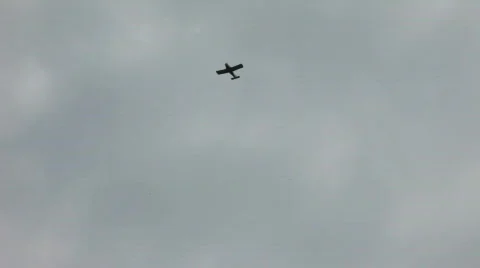 Plane in the sky hdp Stock Footage 456107