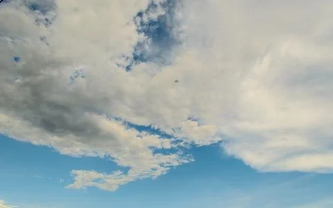 The plane of sky Stock Photos