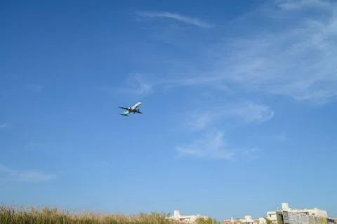 Plane in the sky Stock Photos