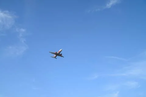 Plane in the sky Foto stock