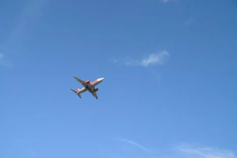 Plane in the sky Stock Photos