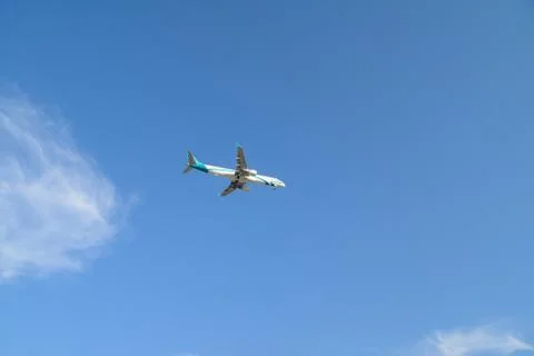 Plane in the sky Stock Photos