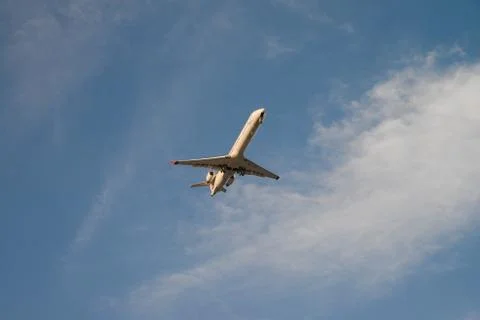 Plane in the sky Stock Photos