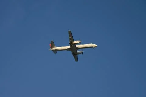 Plane in the sky Stock Photos