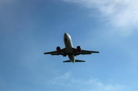 Plane in the sky Stock Photos