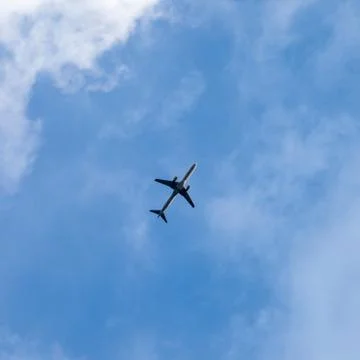 Plane in the sky 스톡 사진