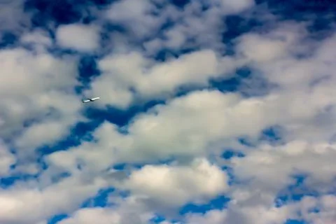 Plane in the sky Фото