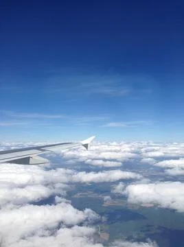 Plane in the sky Fotos de archivo