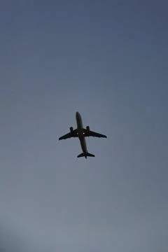 Plane in the sky Stock Photos
