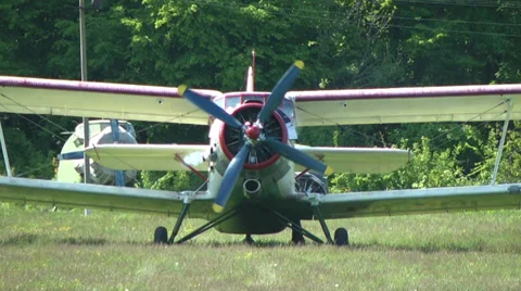 Plane on start 1 Stock Footage 38334899