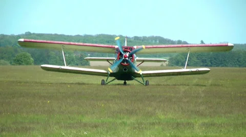Plane on start 5 Stock Footage 38334882