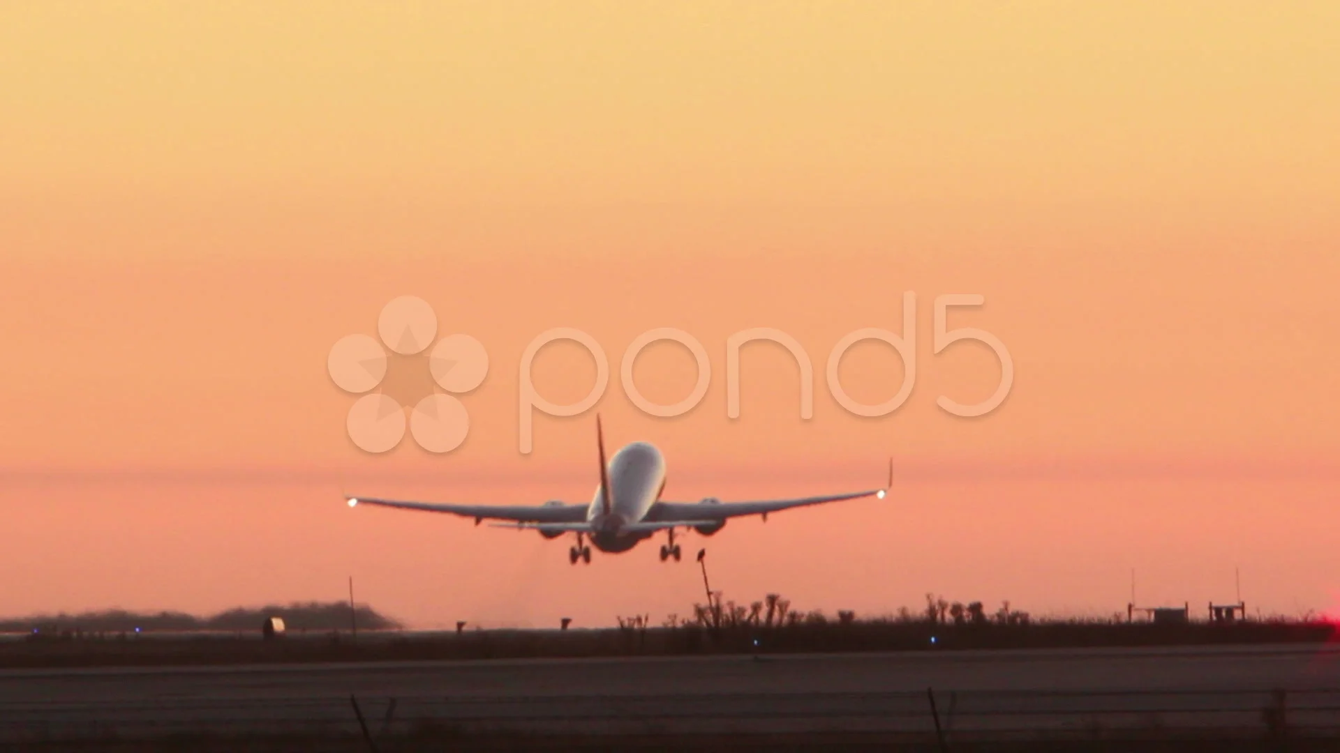 Plane Take Off | Stock Video | Pond5