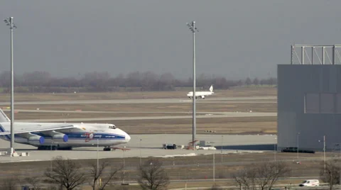Plane Take-Off Stock Footage 36052420