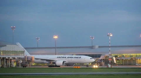 Plane Before Take Off Stock Footage 41063565