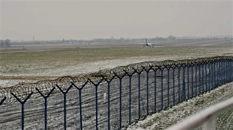 Plane Before Take Off Stock Footage 46473602