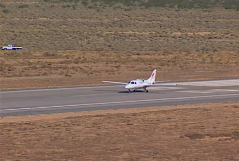 Plane takeoff 01 Stock Footage 644693
