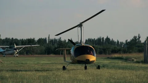 Plane takeoff the land Stock Footage 73194928