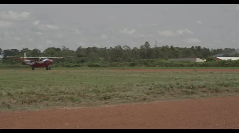 Plane Takes Off Stock Footage 32023915
