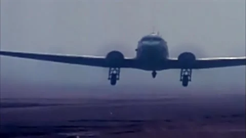 The plane takes off Stock Footage 316814781