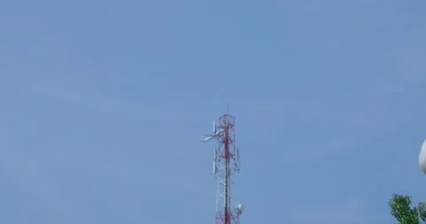 Plane Takes Off to new Adventures. View from Temple, Thailand 4K Stock Footage 131024469