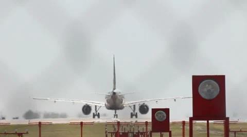 Plane Taking Off Stock Footage 8695642