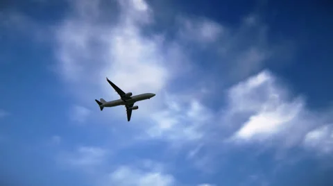 Plane taking off Stock Footage