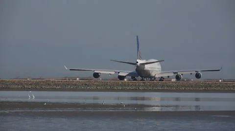 Plane Taking Off Stock Footage 34402801
