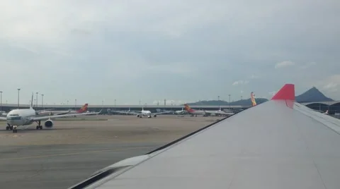 PLANE TAKING OFF Stock Footage 44425052