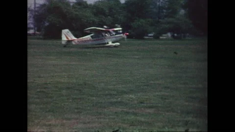 Plane Taking Off Stock Footage 135188880