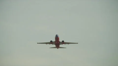 Plane taking off Stock Footage 197493239