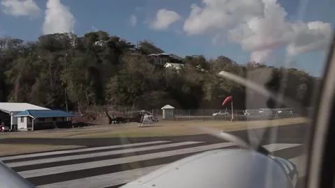 Plane taking off Stock Footage 260578378