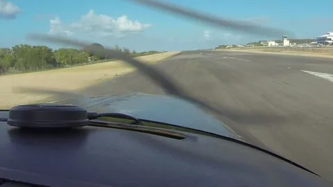 Plane taking off Stock Footage 260578379