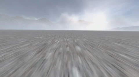 Plane taking off on ice Stock Footage 24302719