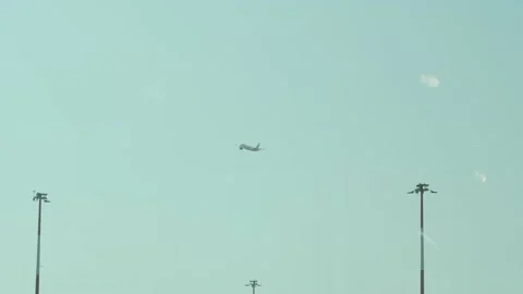 Plane taking offf Stock Footage 220058876