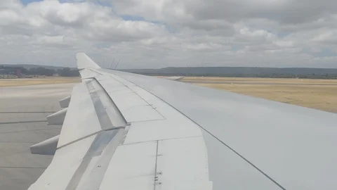 Plane taking of from Perth Western Australia, 4K Stock Footage 122662593