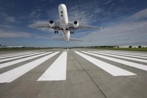 Plane taking off 스톡 사진